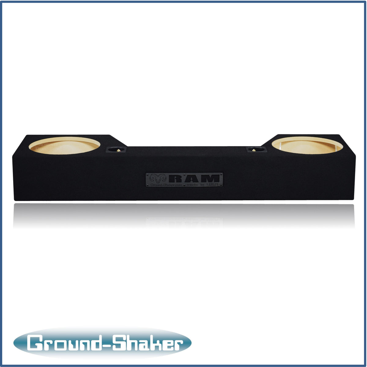 Ground Shaker GS-QDG212B subwoofer enclosure for Fits 19–26 Dodge Ram Quad Cab