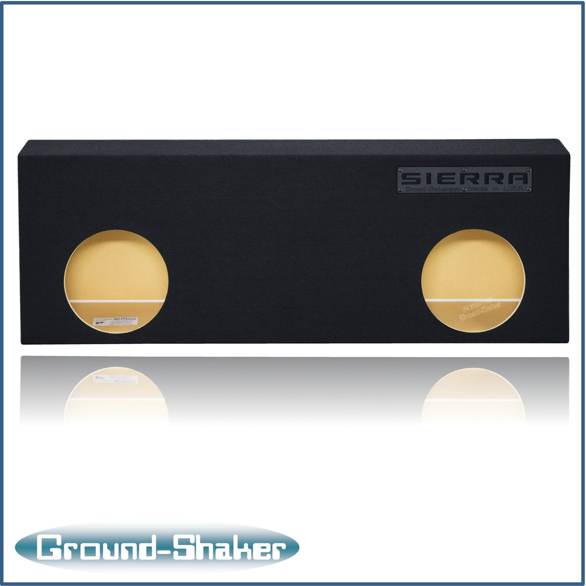 Ground Shaker GS-STGM210B subwoofer enclosure for Fits 99–06 GMC Sierra Regular Cab