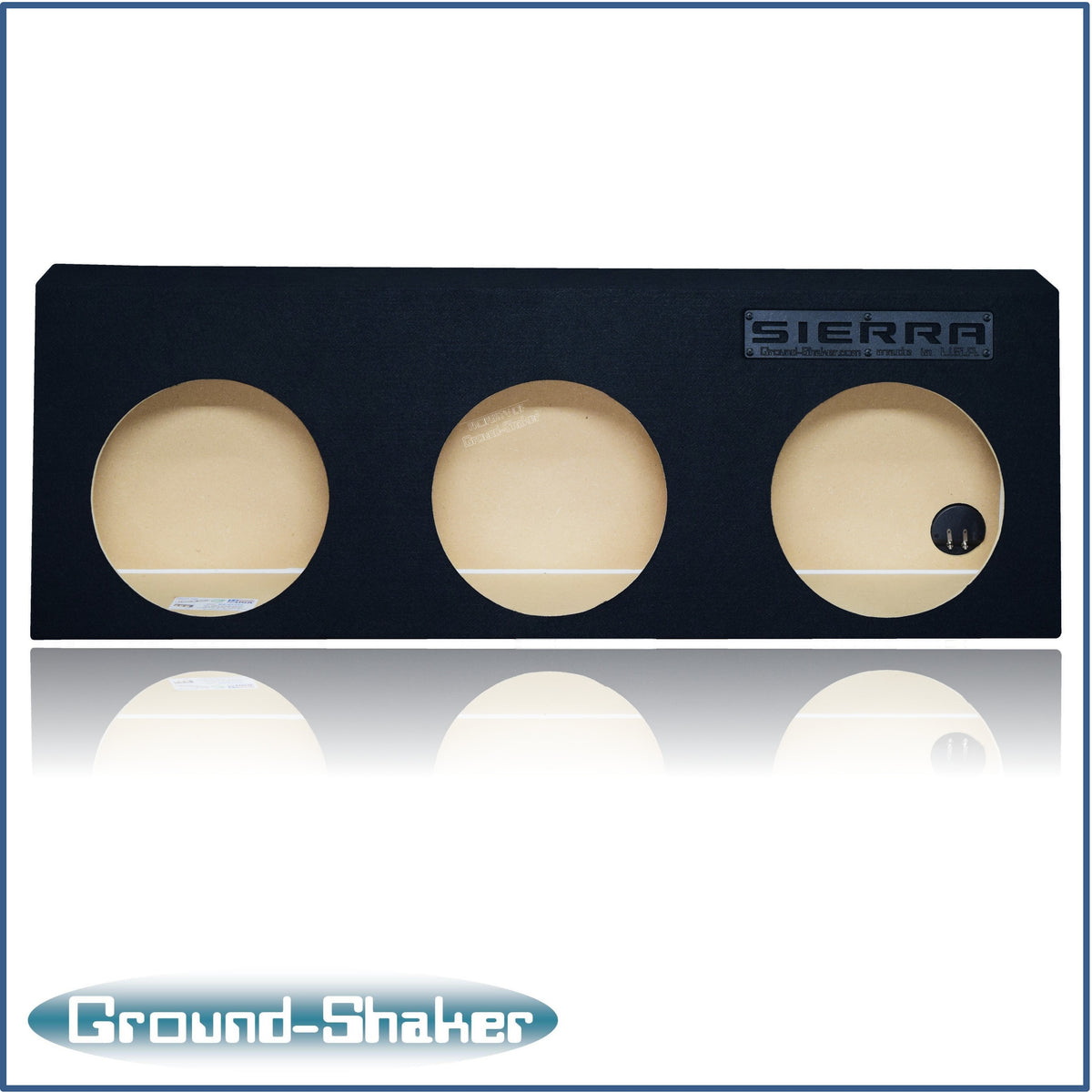 Ground Shaker GS-STGM312B subwoofer enclosure for Fits 99–06 GMC Sierra Regular Cab