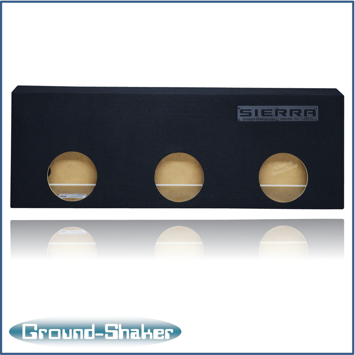 Ground Shaker GS-STGM38B subwoofer enclosure for Fits 99–06 GMC Sierra Regular Cab