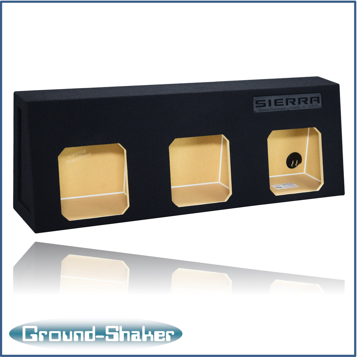 Ground Shaker GS-STGMKK310B subwoofer enclosure for Fits 99–06 GMC Sierra Regular Cab