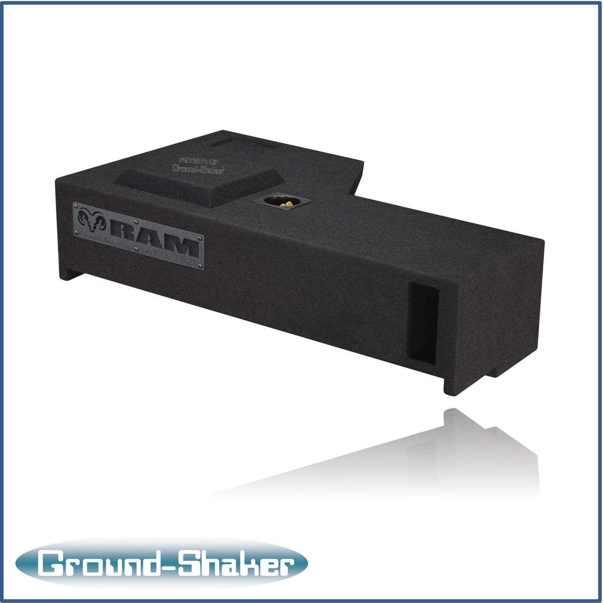 Ground Shaker GS-TDGTW3P110B subwoofer enclosure for Fits 19–26 Dodge Ram 1500 Crew Cab
