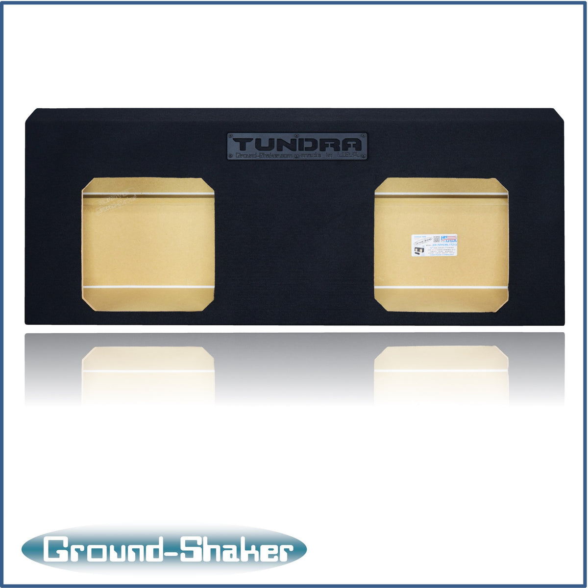 Ground Shaker GS-TOYCML7T212B subwoofer enclosure for Fits 07–13 Toyota Tundra CrewMax