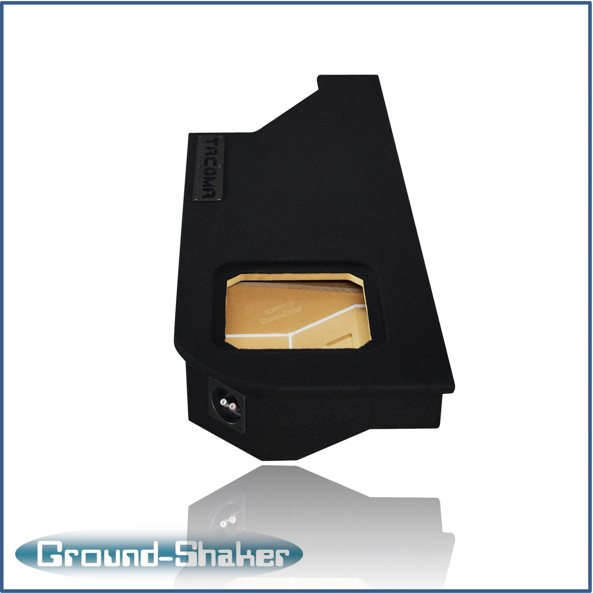 Ground Shaker GS-TOYTCL7T110B subwoofer enclosure for Fits 24–26 Toyota Tacoma Double Cab