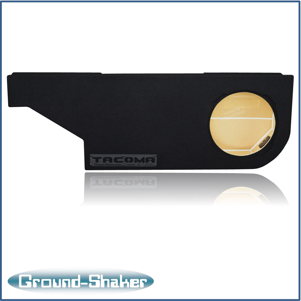 Ground Shaker GS-TOYTCTW3112B subwoofer enclosure for Fits 24–26 Toyota Tacoma Double Cab