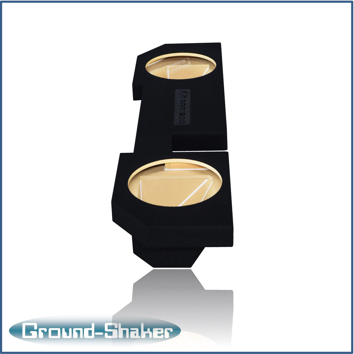 Ground Shaker GS-ZDG1500212B subwoofer enclosure for Fits 02–18 Dodge Ram 1500 Crew Cab & Quad Cab