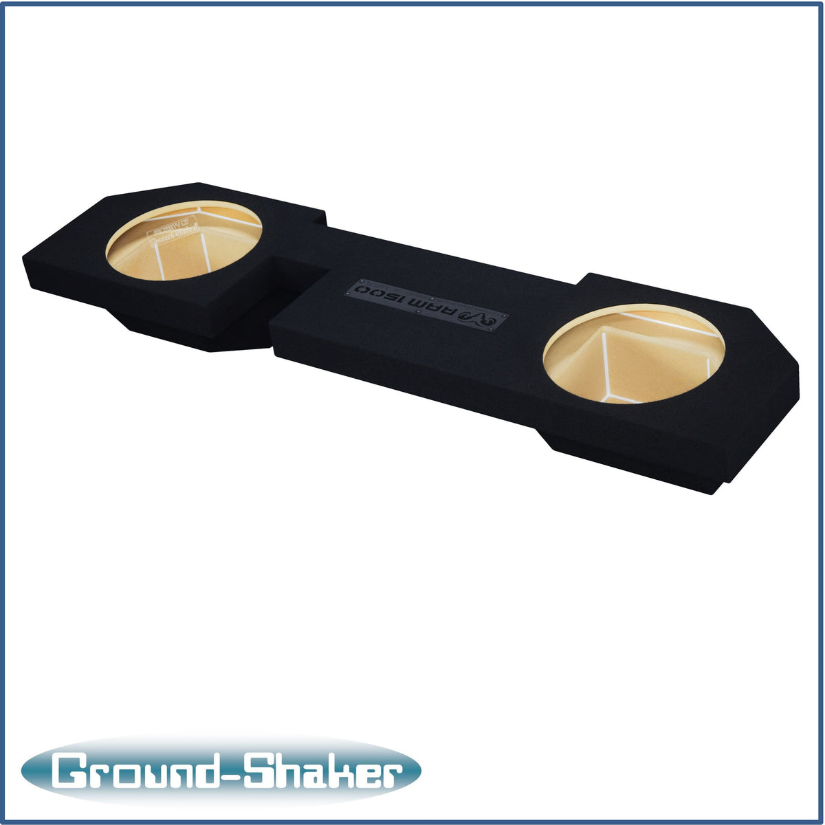 Ground Shaker GS-ZDG1500212B subwoofer enclosure for Fits 02–18 Dodge Ram 1500 Crew Cab & Quad Cab