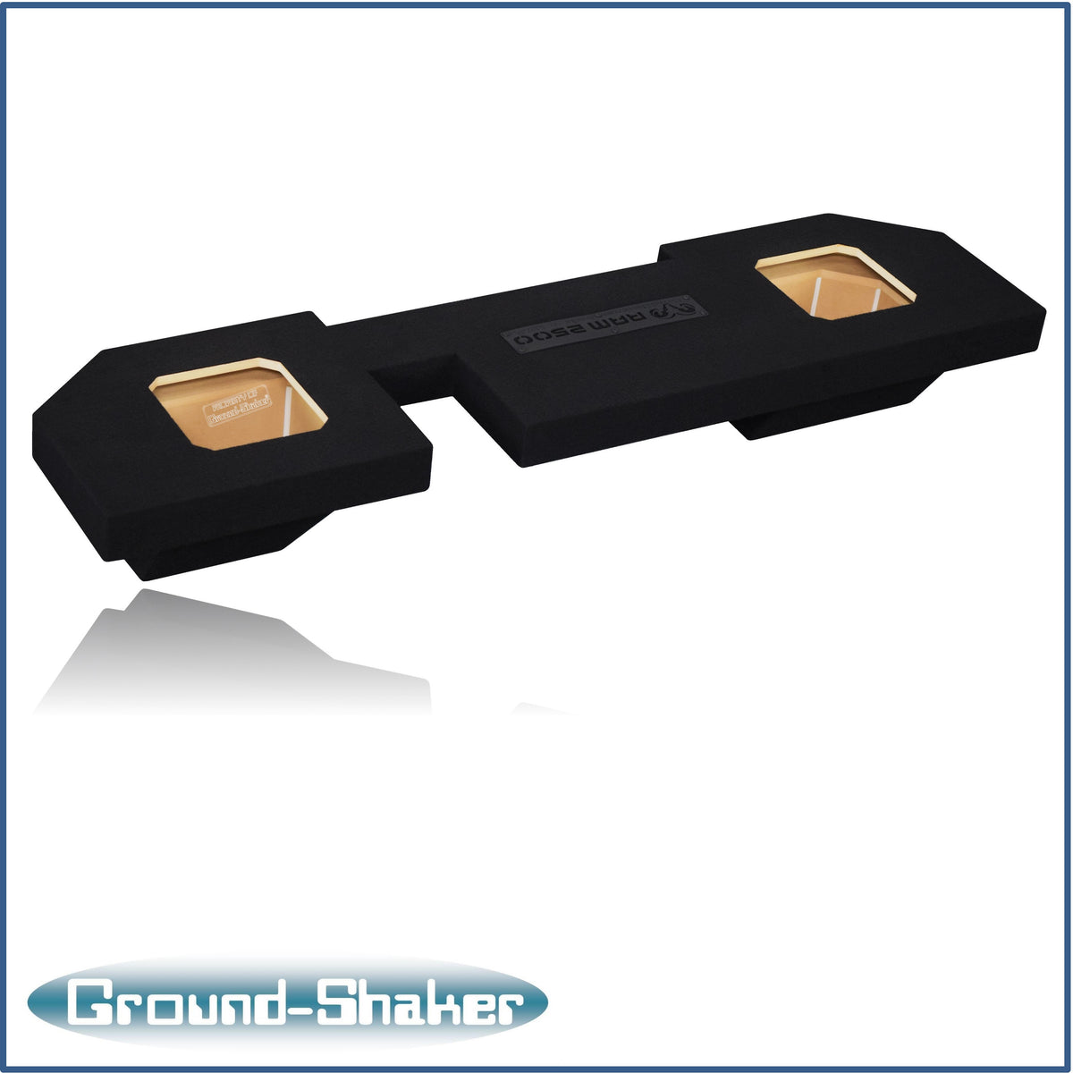 Ground Shaker GS-ZDG2500KK28B subwoofer enclosure for Fits 03–24 Dodge Ram 2500/3500 Crew Cab & Quad Cab
