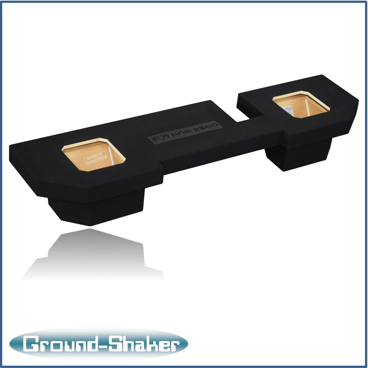 Ground Shaker GS-ZDG2500KK28B subwoofer enclosure for Fits 03–24 Dodge Ram 2500/3500 Crew Cab & Quad Cab