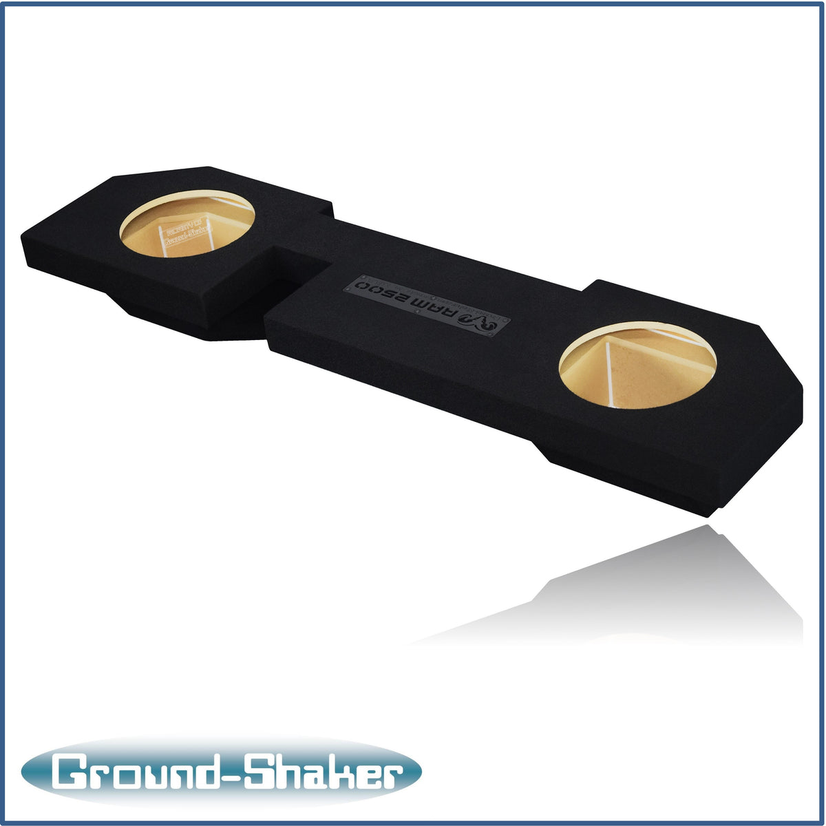 Ground Shaker GS-ZDG2500TW3210B subwoofer enclosure for Fits 03–24 Dodge Ram 2500/3500 Crew Cab & Quad Cab