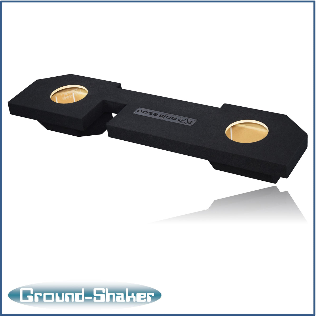 Ground Shaker GS-ZDG250028B subwoofer enclosure for Fits 03–24 Dodge Ram 2500/3500 Crew Cab & Quad Cab
