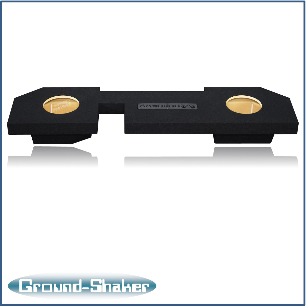 Ground Shaker GS-ZDG150028B subwoofer enclosure for Fits 02–18 Dodge Ram 1500 Crew Cab & Quad Cab