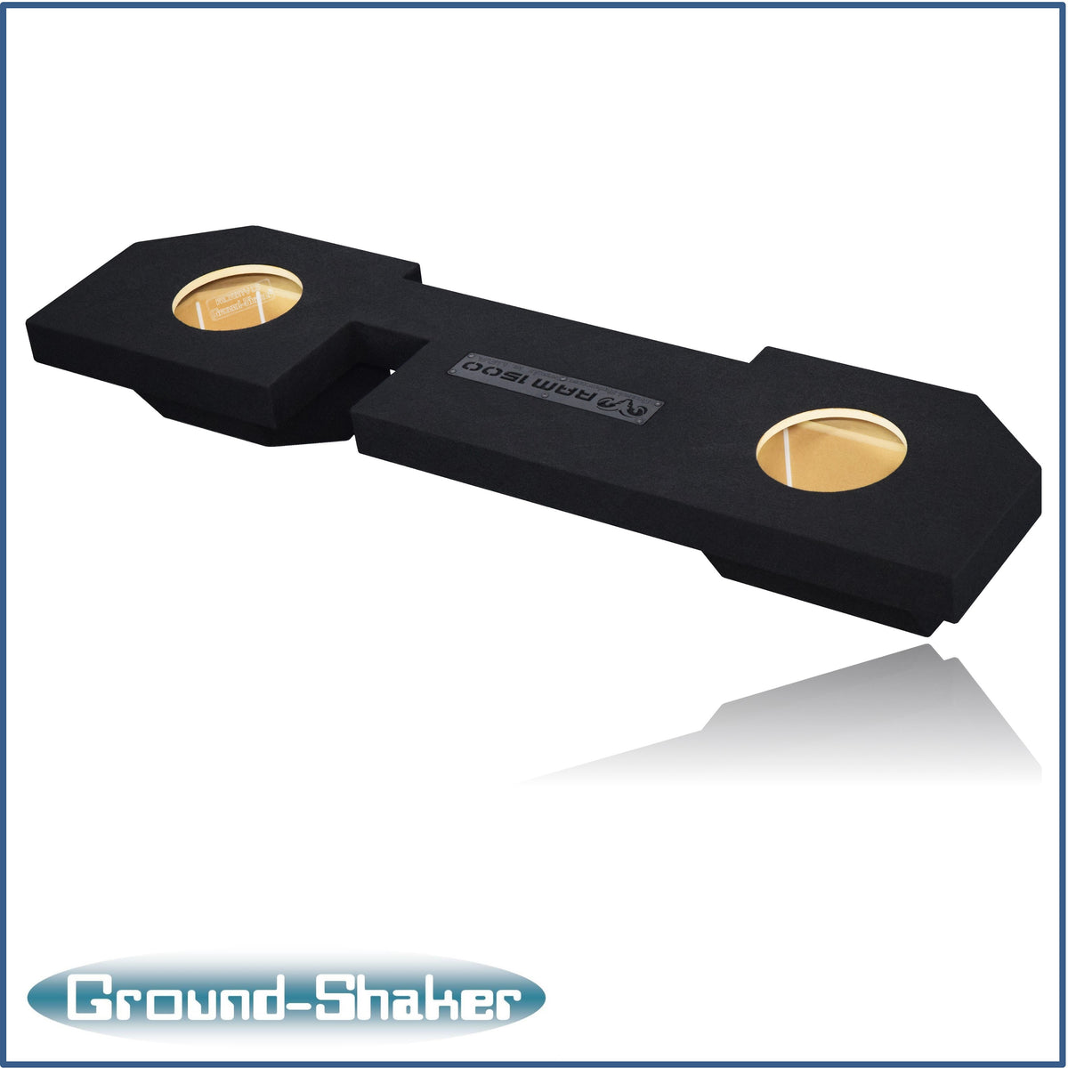 Ground Shaker GS-ZDG150028B subwoofer enclosure for Fits 02–18 Dodge Ram 1500 Crew Cab & Quad Cab