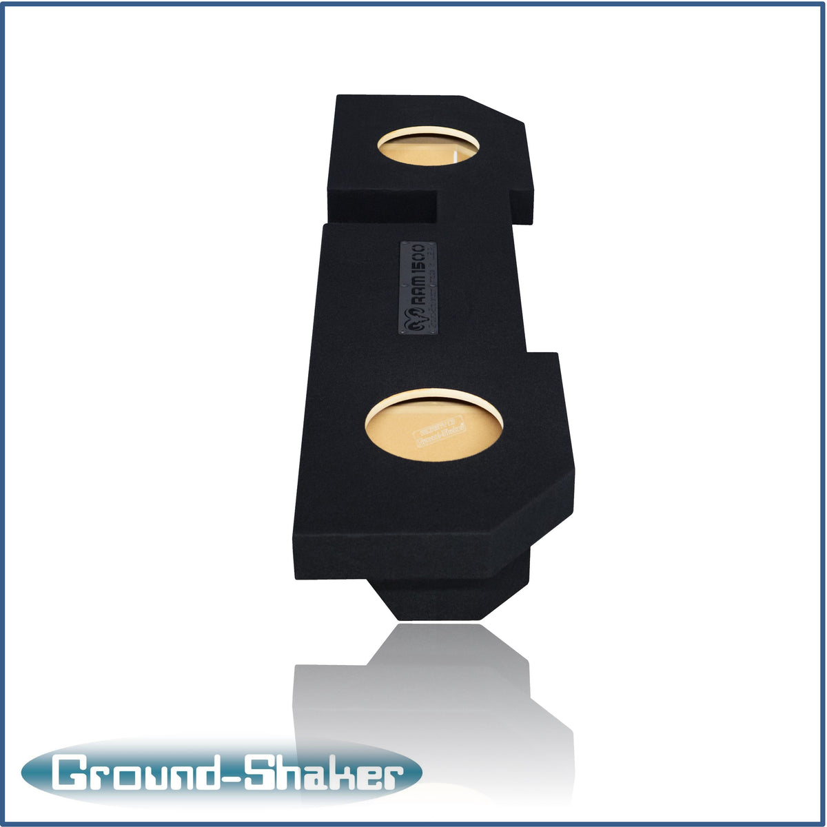 Ground Shaker GS-ZDG150028B subwoofer enclosure for Fits 02–18 Dodge Ram 1500 Crew Cab & Quad Cab