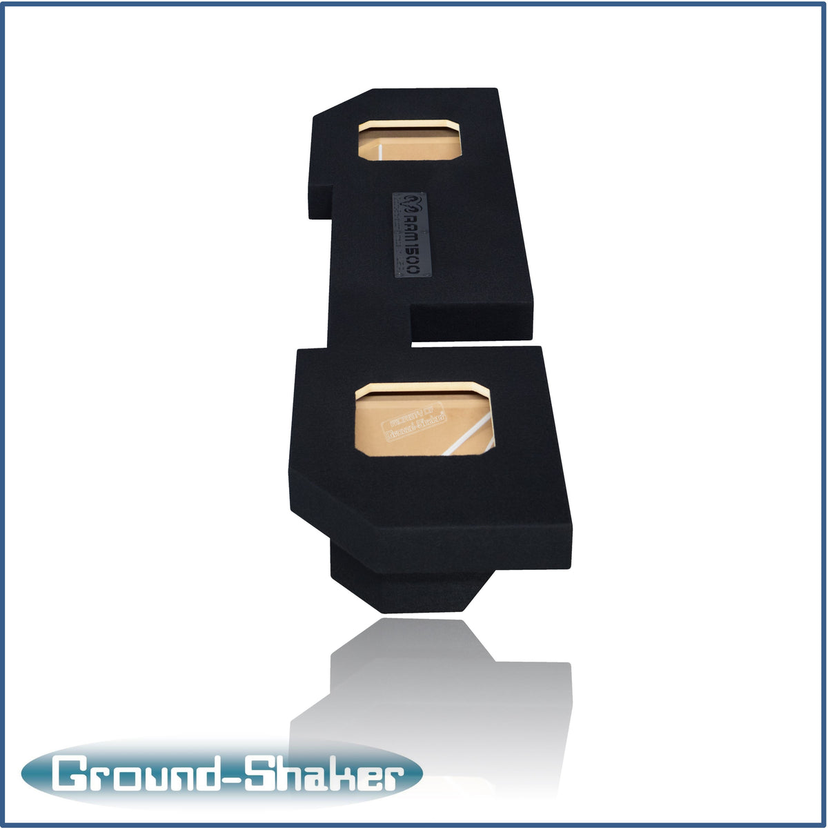 Ground Shaker GS-ZDG1500KK28B subwoofer enclosure for Fits 02–18 Dodge Ram 1500 Crew Cab & Quad Cab