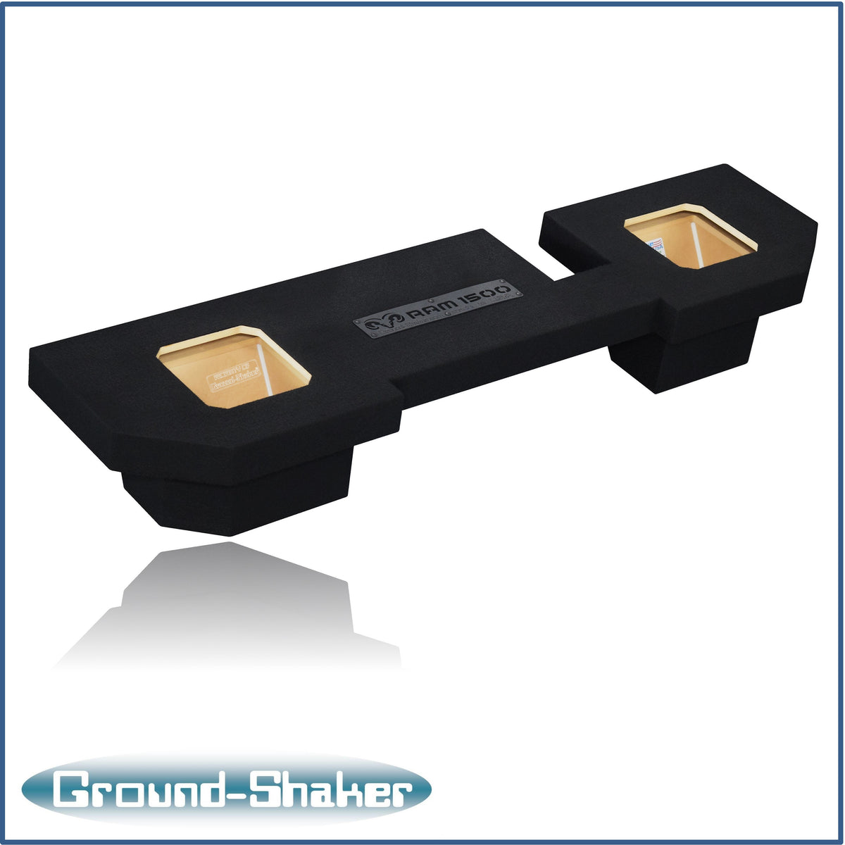 Ground Shaker GS-ZDG1500KK28B subwoofer enclosure for Fits 02–18 Dodge Ram 1500 Crew Cab & Quad Cab