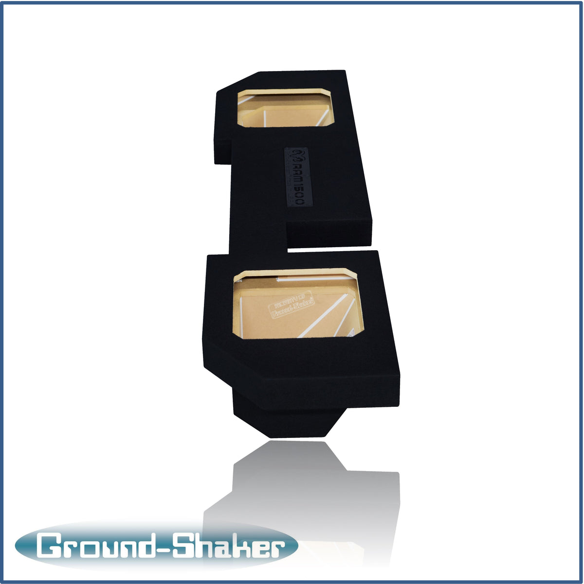 Ground Shaker GS-ZDG1500L7T210B subwoofer enclosure for Fits 02–18 Dodge Ram 1500 Crew Cab & Quad Cab