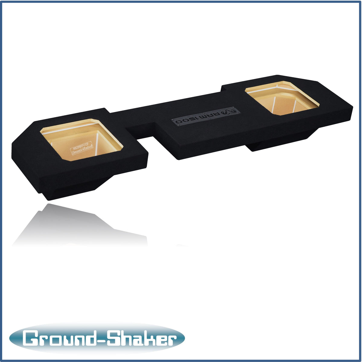 Ground Shaker GS-ZDG1500L7T210B subwoofer enclosure for Fits 02–18 Dodge Ram 1500 Crew Cab & Quad Cab