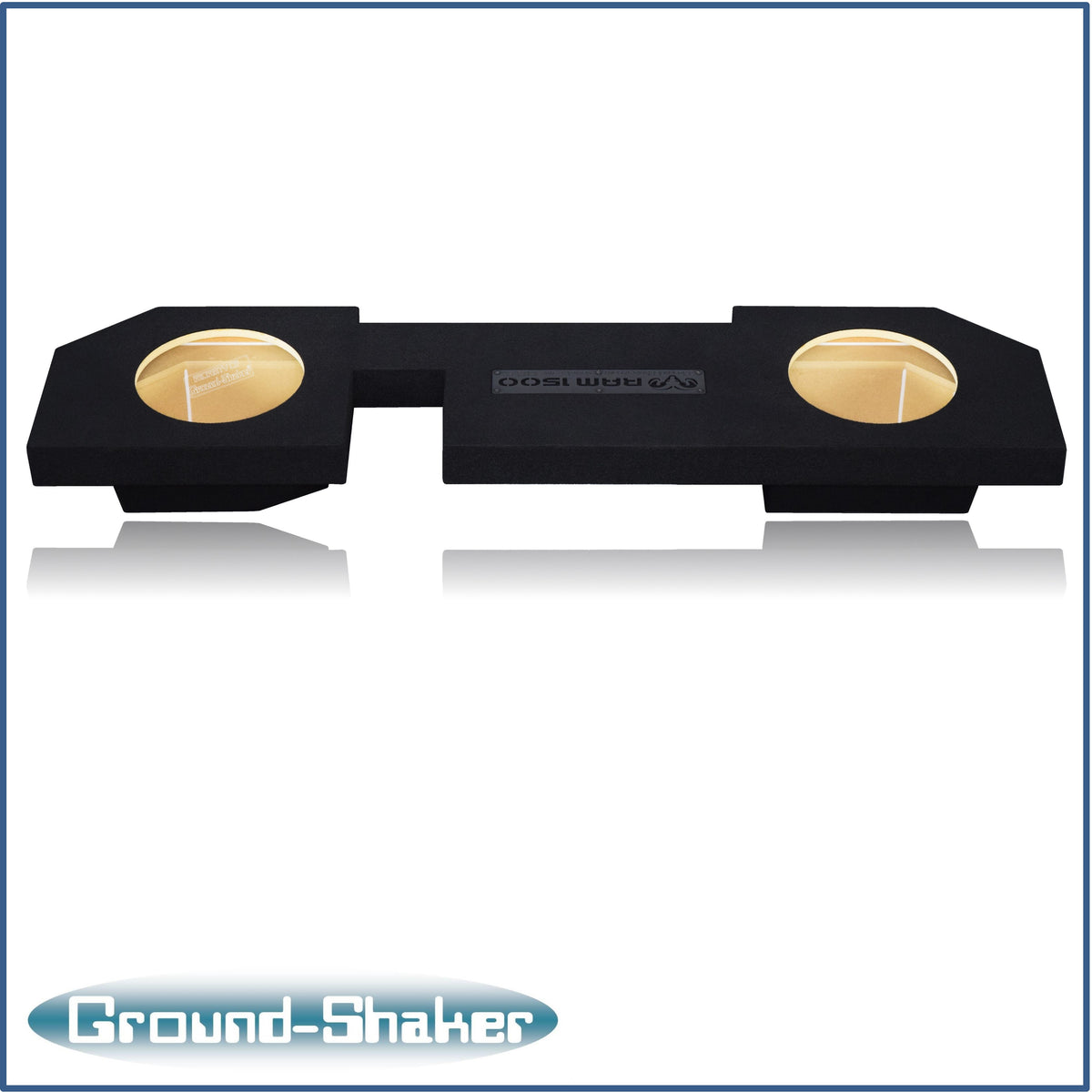 Ground Shaker GS-ZDG1500TW3210B subwoofer enclosure for Fits 02–18 Dodge Ram 1500 Crew Cab & Quad Cab