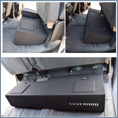 GS-LCHVTW3212B subwoofer enclosure for Fits 19–26 Chevy Silverado Crew Cab
