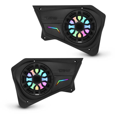 DS18 RZR-PROBD8LD Polaris RZR Rear Door Panels — Loaded with NXL-IQ 8" Coaxial Speakers