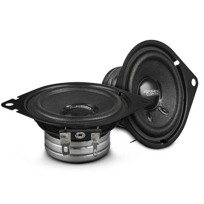 DS18 25D120NO-4 2.5 inch OEM dashboard loudspeakers shown as the included pair