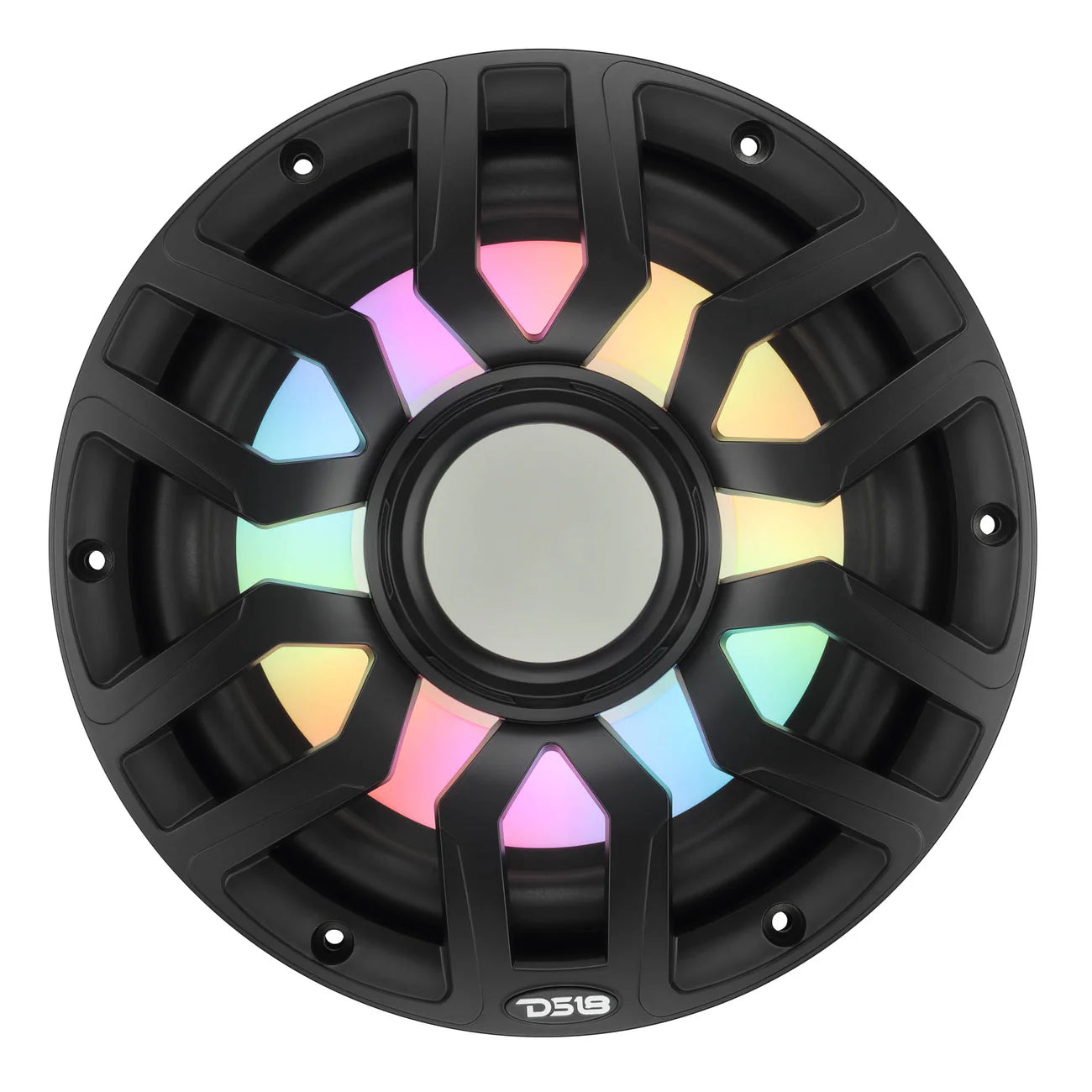 10” Marine Subwoofer with Hybrid Magnet Motor, Removable Grille and Digital LED Lights - 500W RMS 4-Ohm