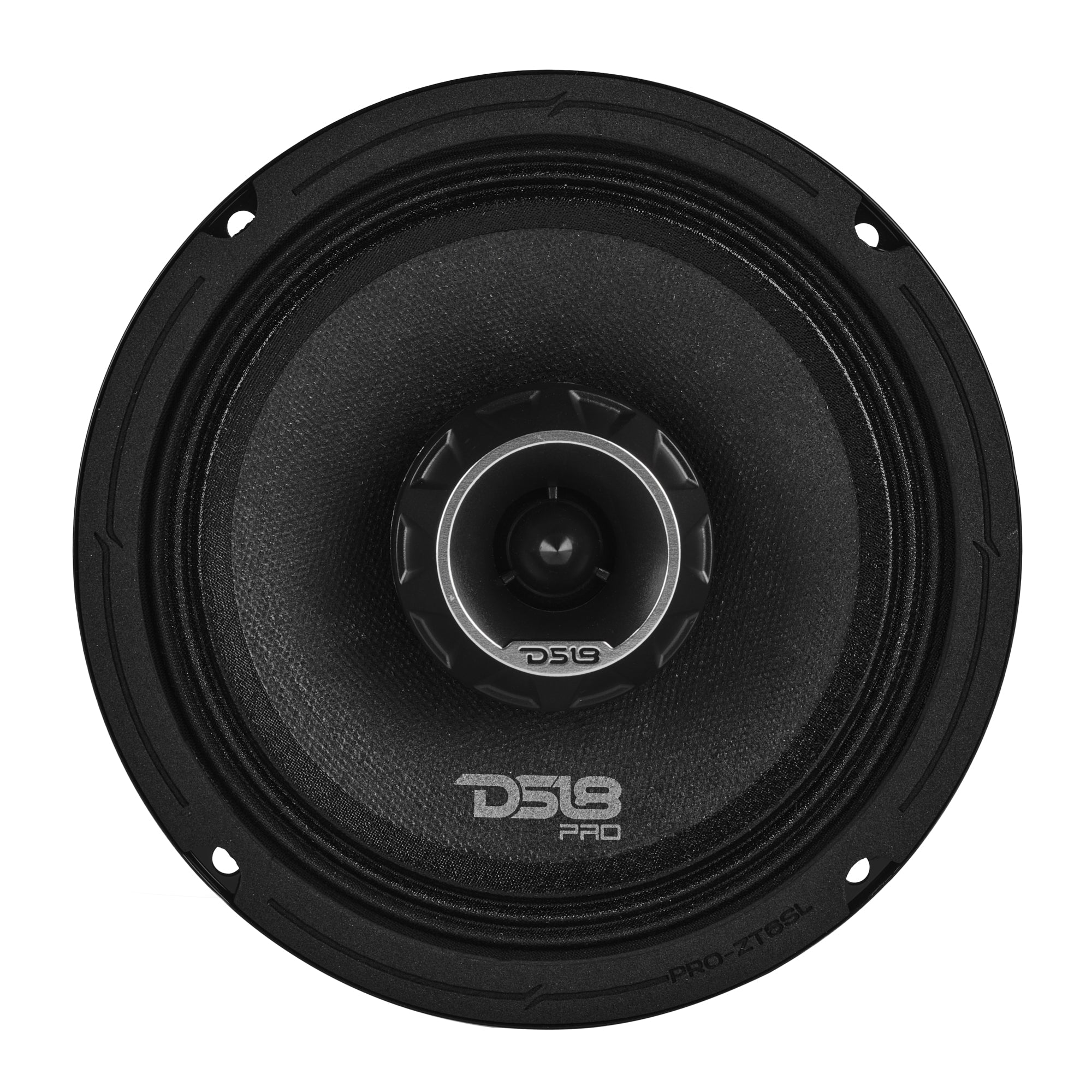 DS18 PRO-ZT6SL front view showing water-resistant cone and bullet tweeter
