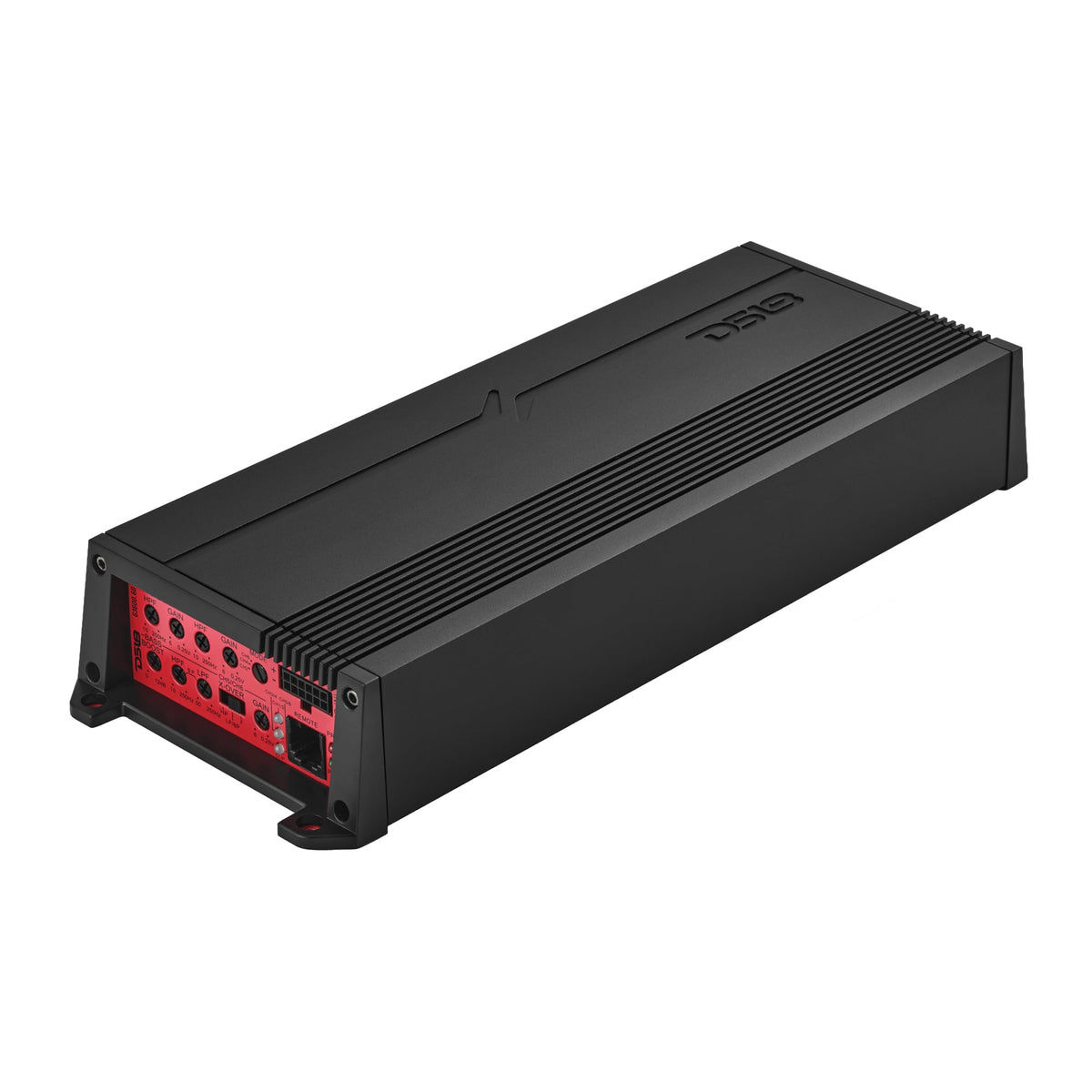 DS18 G3600.6D amplifier front three-quarter view
