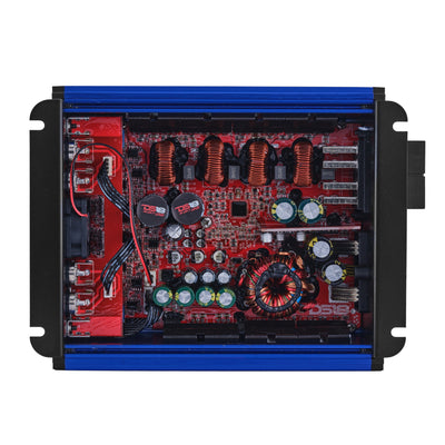 DS18 FRP-1.2K4-BL amplifier back panel view