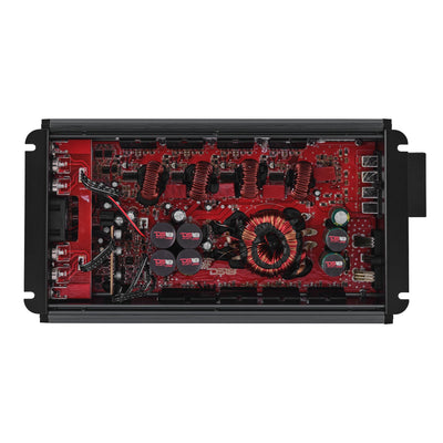 DS18 FRP-2.4K4-TI amplifier internal component view with cover removed