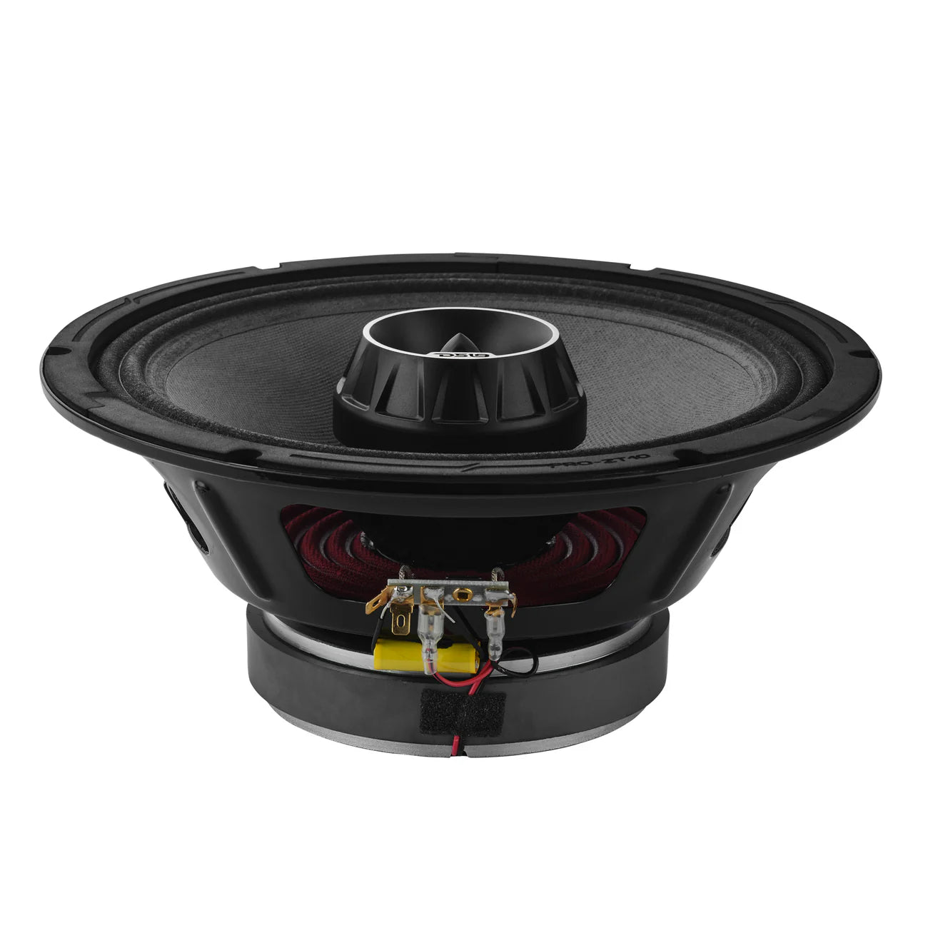 PRO-ZT 10" Coaxial Mid-Range Loudspeaker with Water-Resistant Cone Built-in Bullet Tweeter | 300W RMS 4-Ohm
