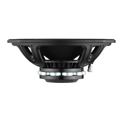 DS18 69XL750NB-4 rear side view showing neodymium ring motor and aluminum basket