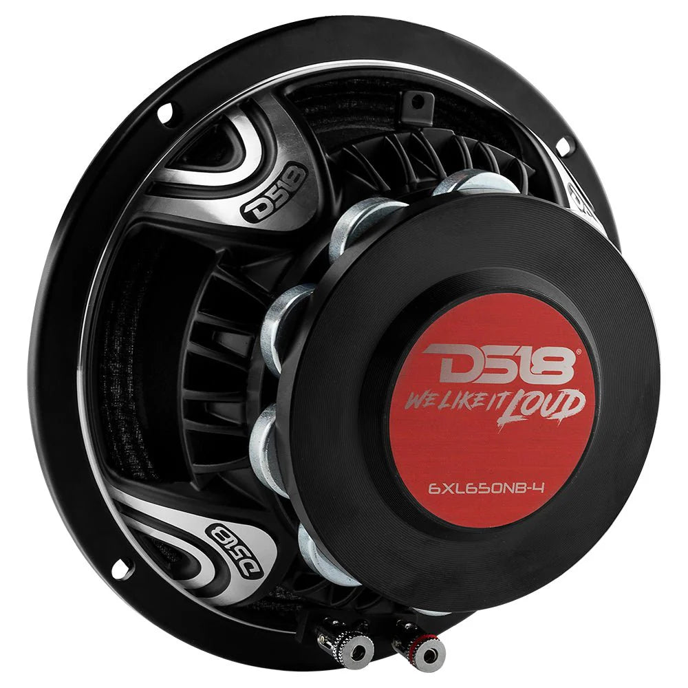 XL 6.5" Neodymium Mid-Range Loudspeaker With Bullet 325 Watts Rms 4-Ohm