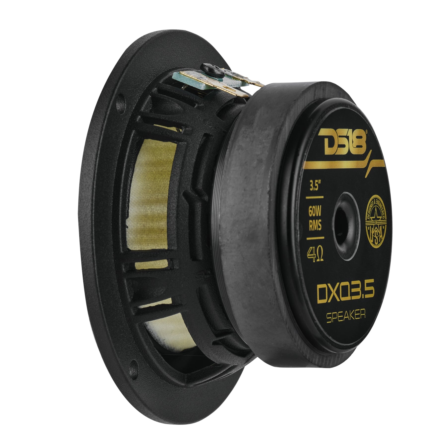DXQ3.5 midrange speaker back view
