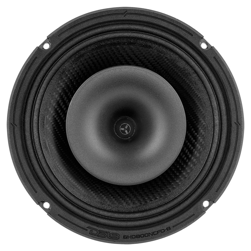 8" Neodymium Coaxial Hybrid Mid-Bass Water resistant Carbon Fiber Cone Loudspeaker with Built-in Driver 400 Watts
