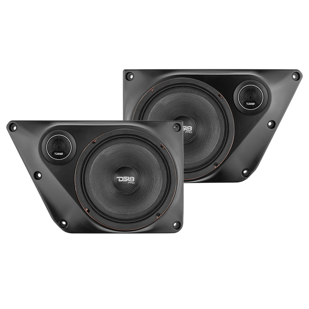 DS18 BRO-BD-LR panel pair shown loaded with speakers