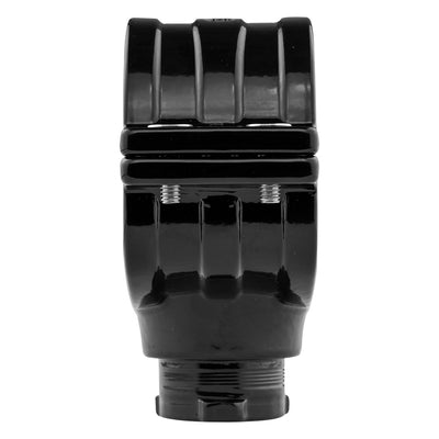 DS18 BRO-CLPX/BK tower clamp front view with 360 degree rotational bracket