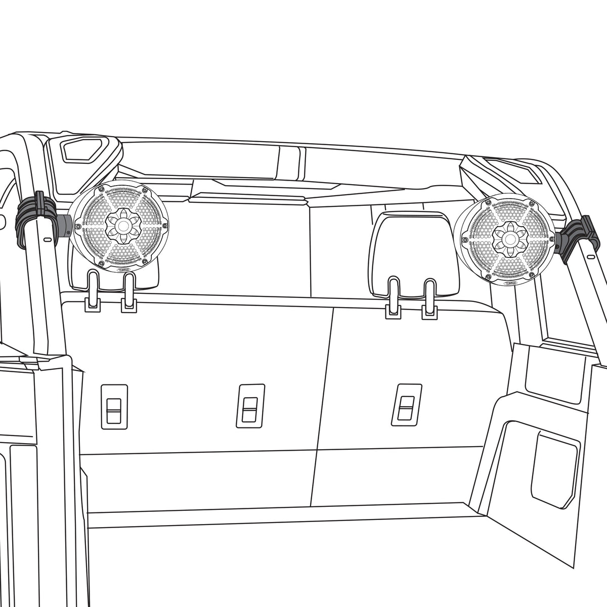 DS18 BRO-CLPX/BK tower clamp dimensional drawing