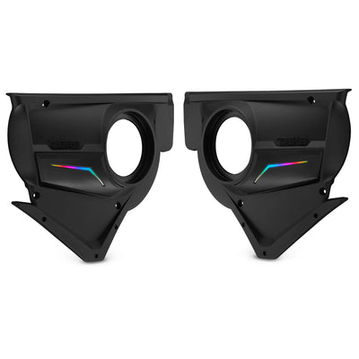 Can-Am Maverick X3 Front Door Speaker Panels with Digital LED Lighting