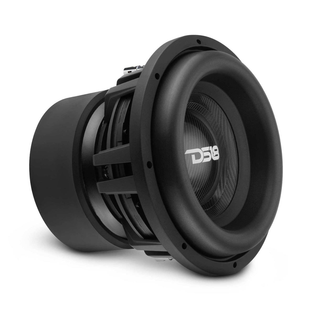 DS18 CARBON12 12" High-Excursion Carbon Fiber Subwoofer — Dual 2-Ohm