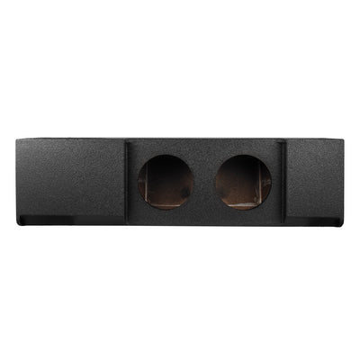 DS18 EBM-DFPFORDDLX-2X10 enclosure baffle with two 10-inch subwoofer cutouts
