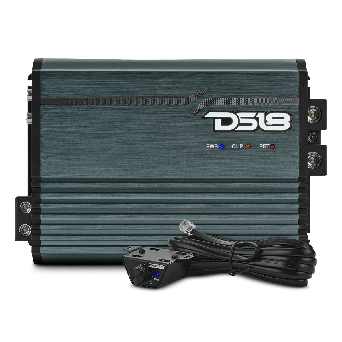 DS18 FRP-1.5K Compact Full-Range Class D 1-Channel Monoblock Amplifier — Titanium