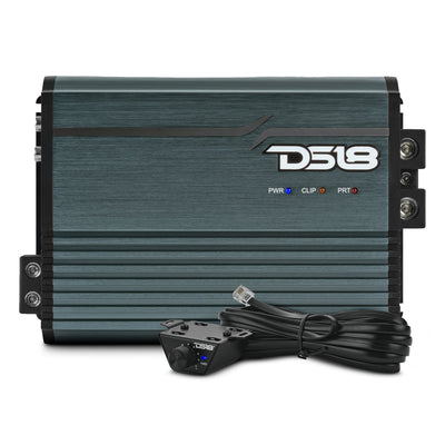 DS18 FRP-1.5K Compact Full-Range Class D 1-Channel Monoblock Amplifier — Titanium