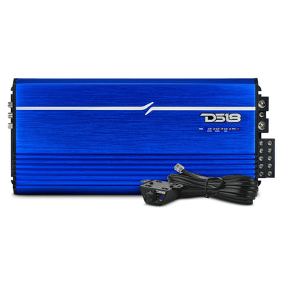 DS18 FRP-2.5K5 Compact Full-Range Class D 5-Channel Amplifier — Blue