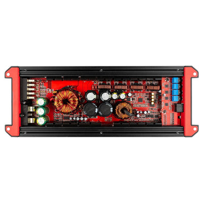 DS18 G4000.5D amplifier internal component view with cover removed