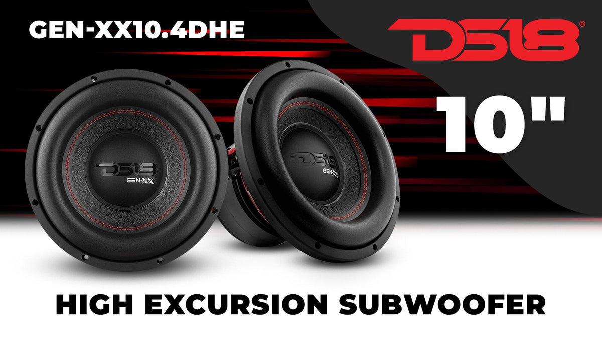 DS18 GEN-XX10.4DHE 10" subwoofer, additional view