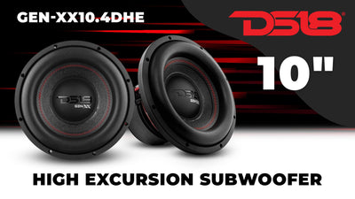DS18 GEN-XX10.4DHE 10" subwoofer, additional view