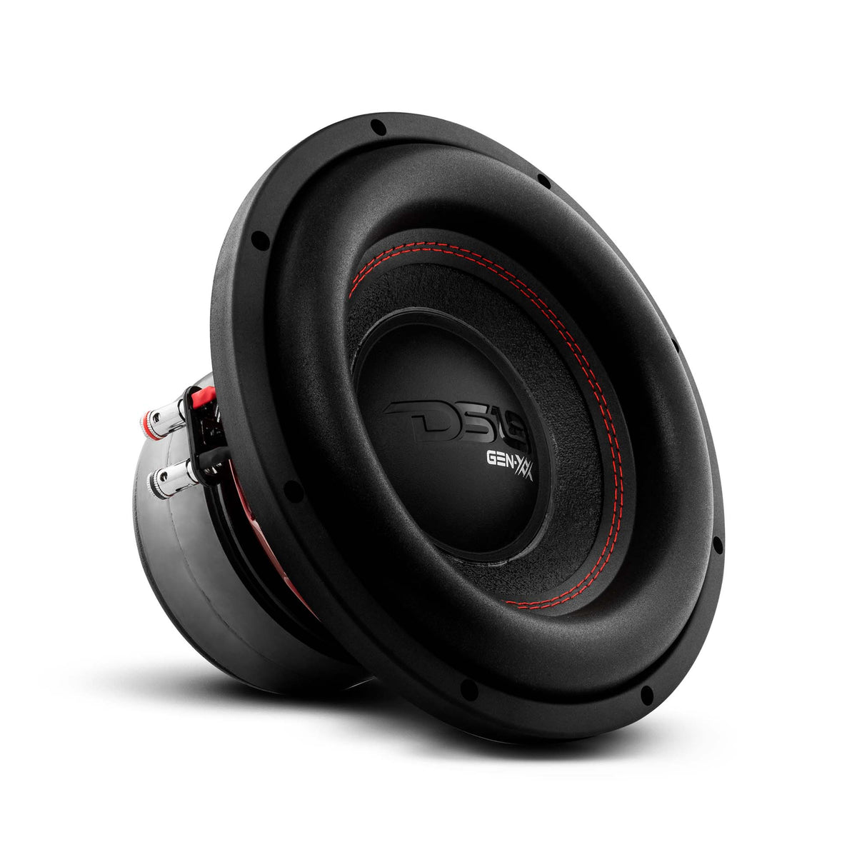 DS18 GEN-XX10.4DHE 10" subwoofer, three-quarter view