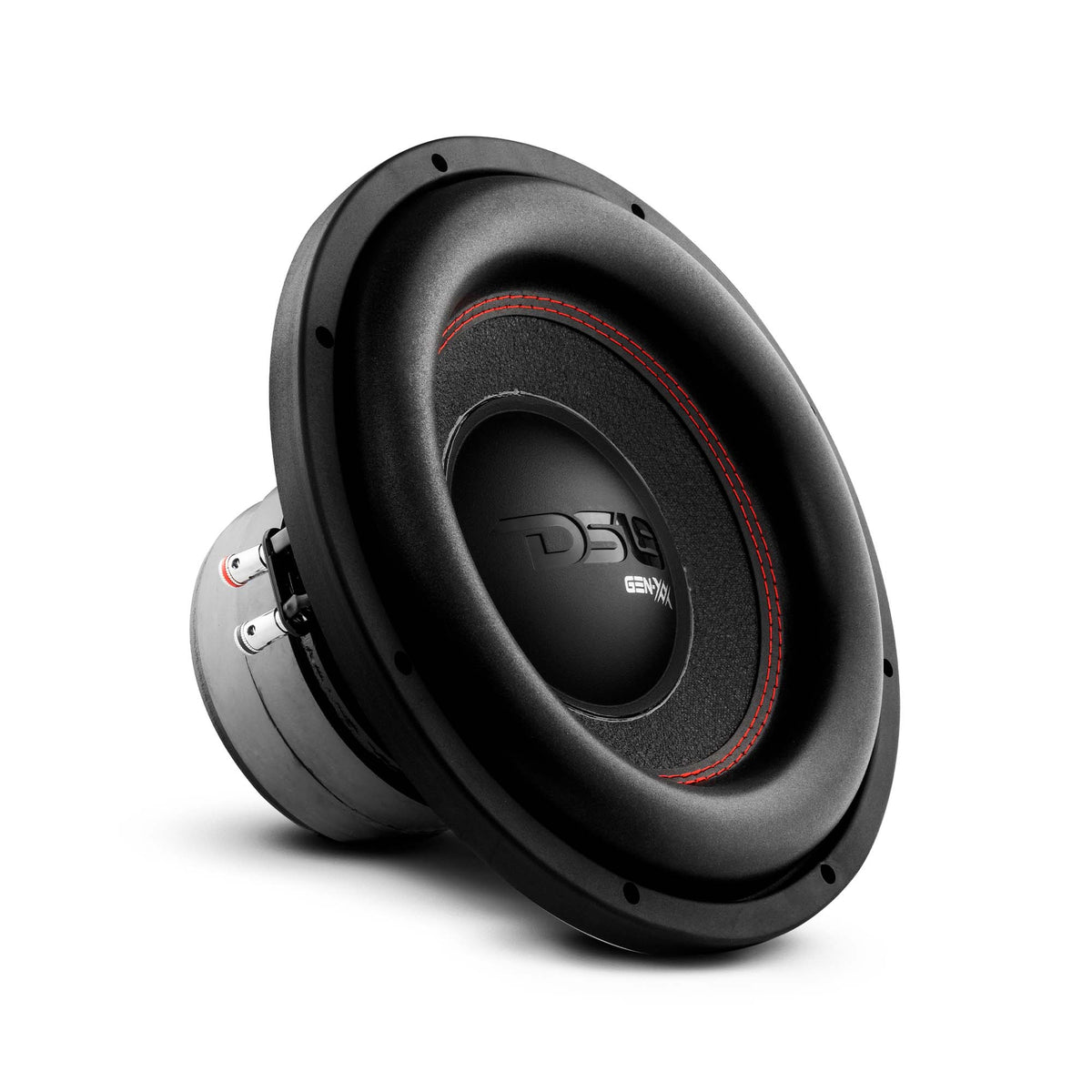 DS18 GEN-XX12.4DHE 12" subwoofer, three-quarter view